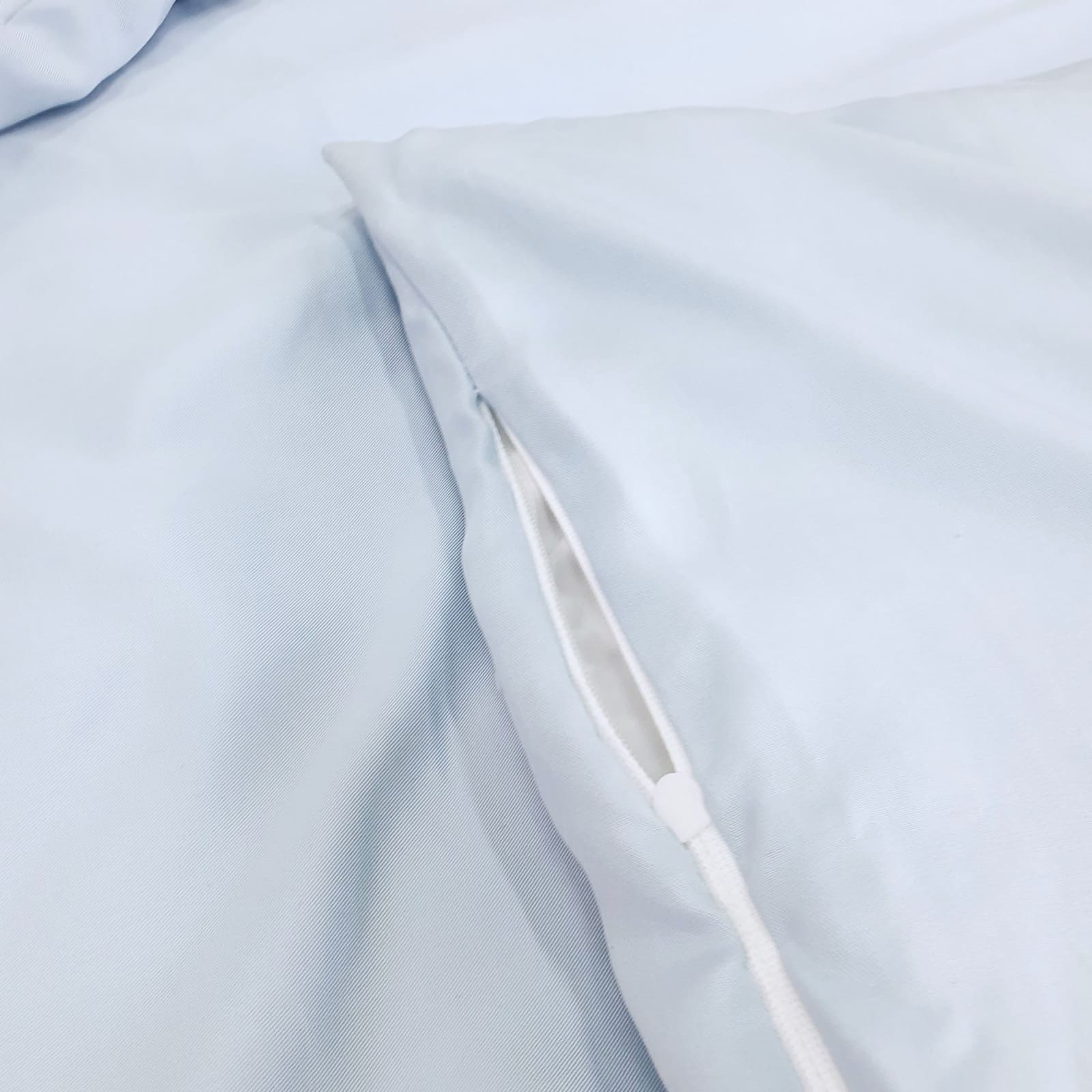 KULI-MULI Bettwäscheset Lyocell blau