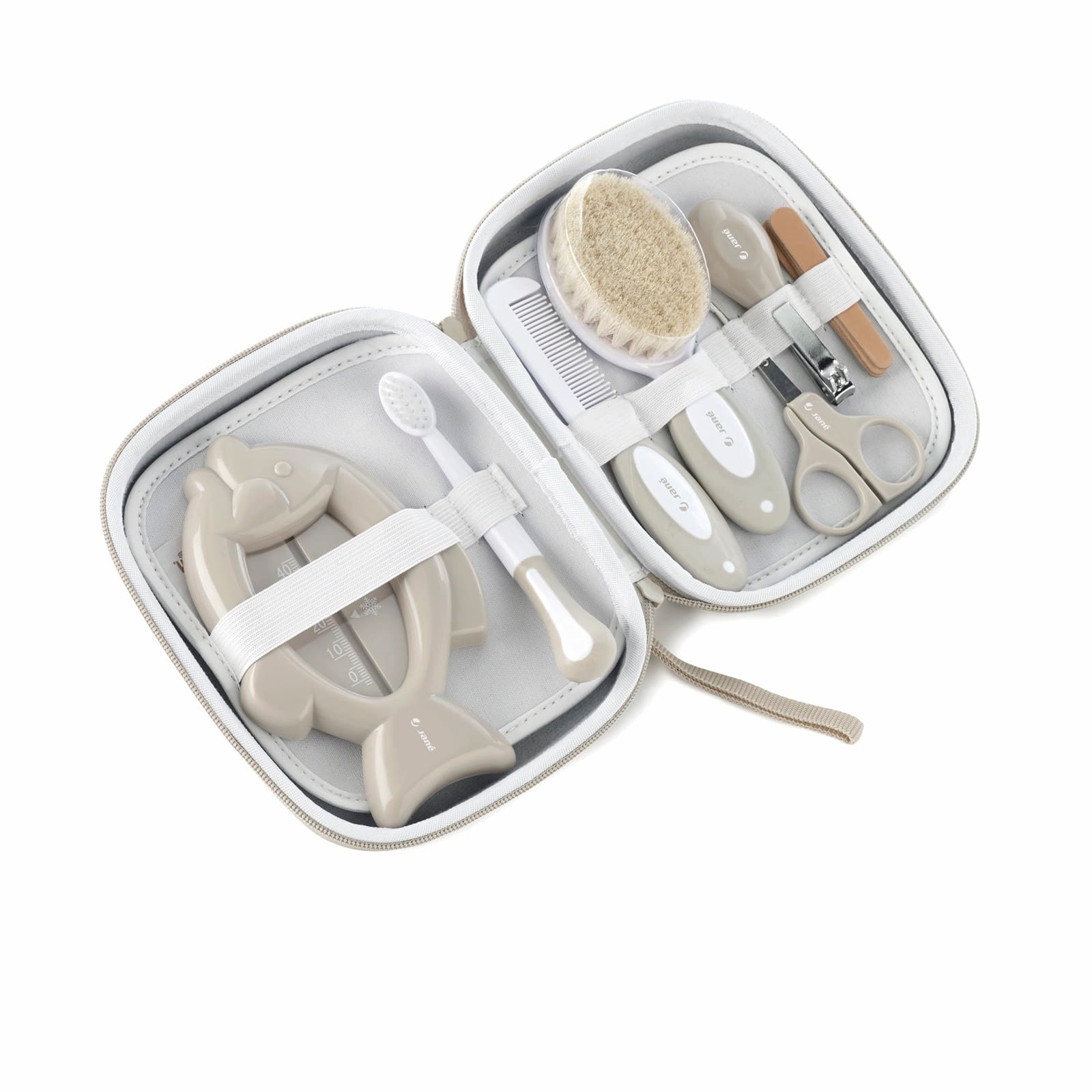 JANÉ Hygieneset mit Necessaire 7-teilig sand