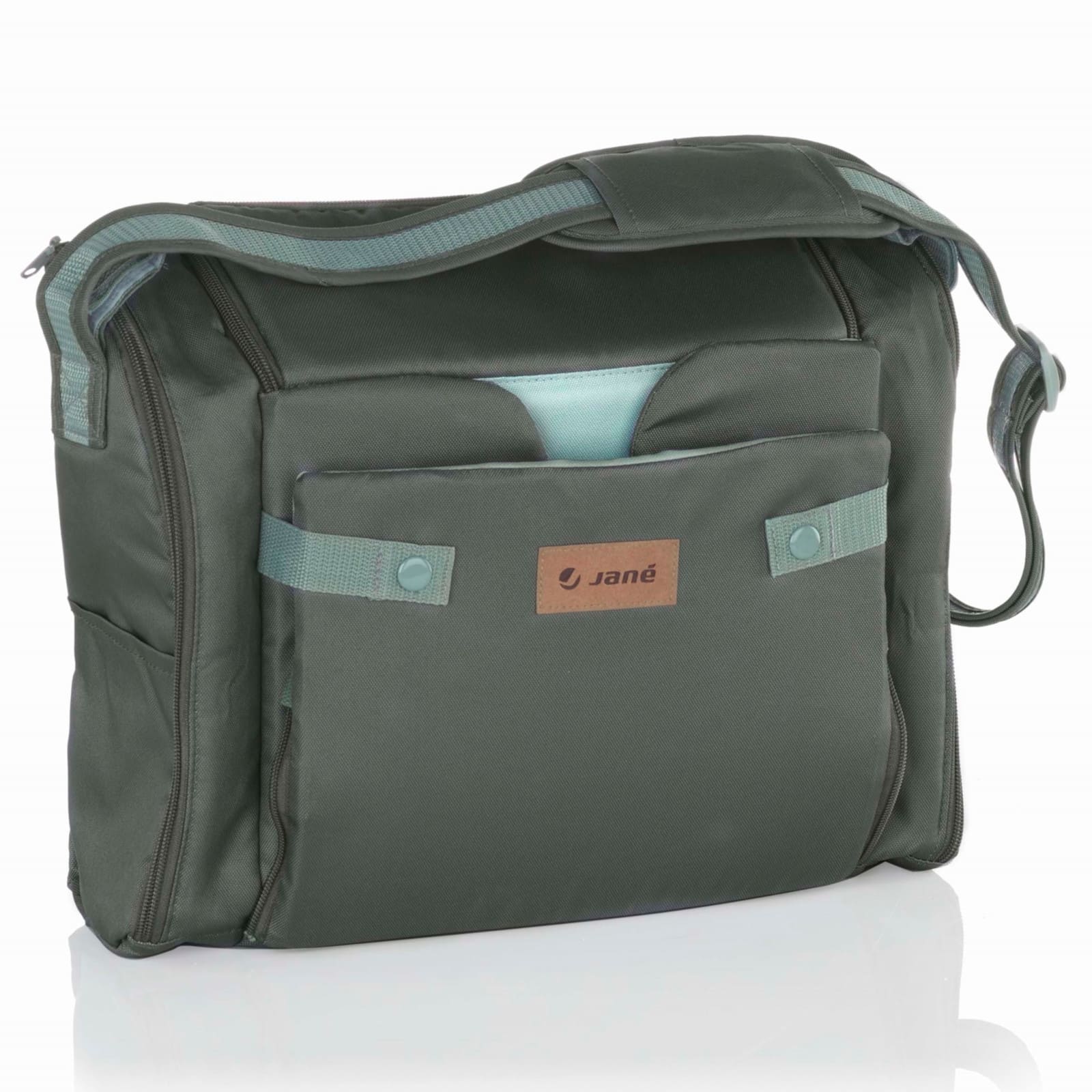 JANÉ Sitzerhöher und Tasche Avant Botanic