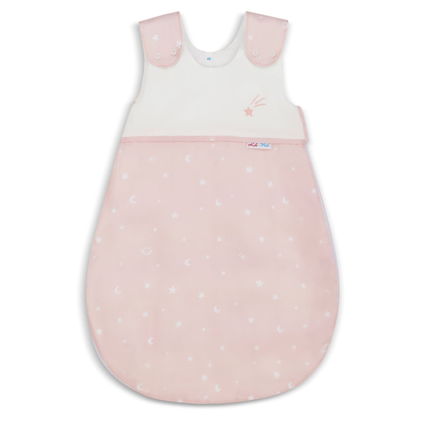 KULI-MULI Sommerschlafsack Lyocell 60 cm Space Rose