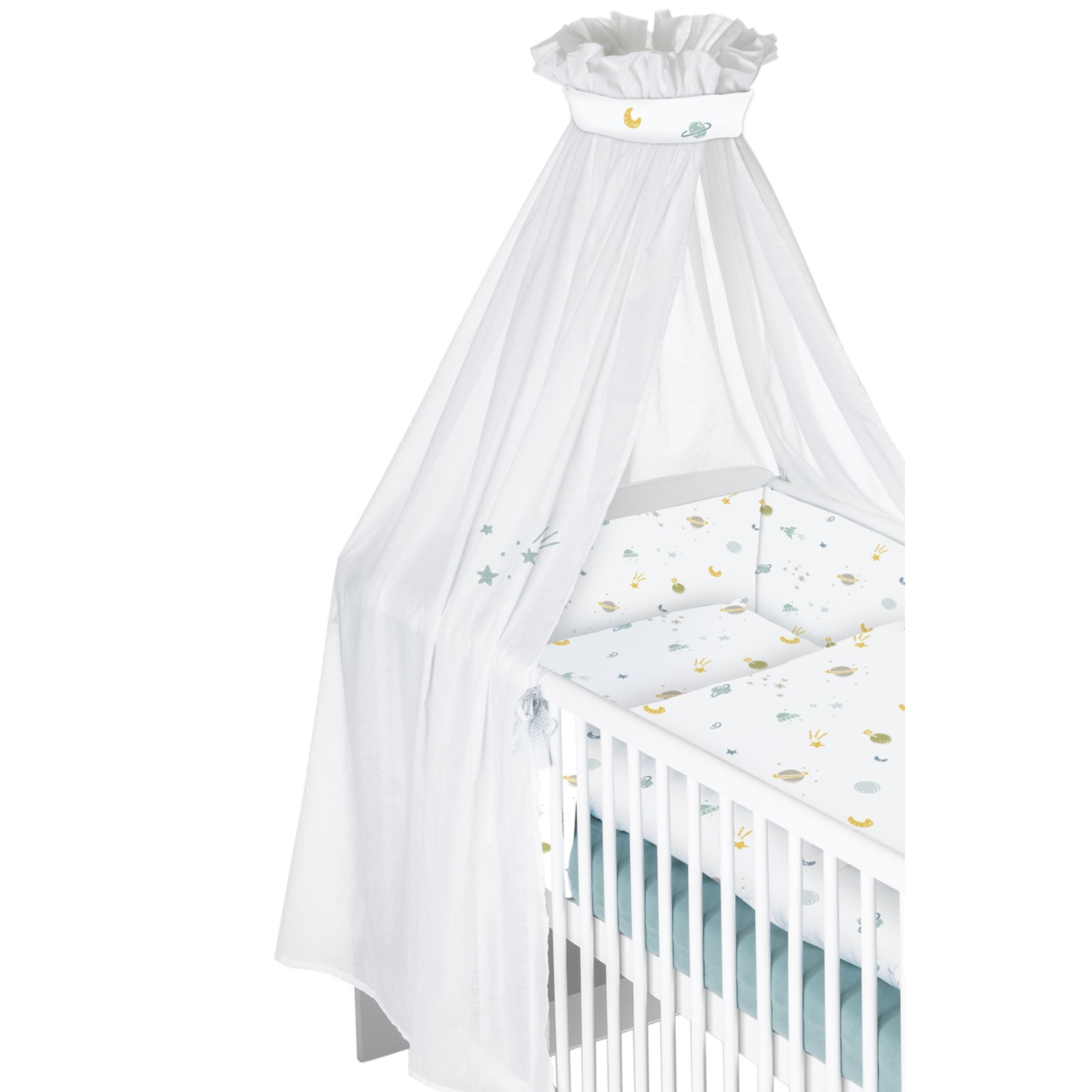 KULI-MULI Betthimmel Voile Lyocell Space Allover