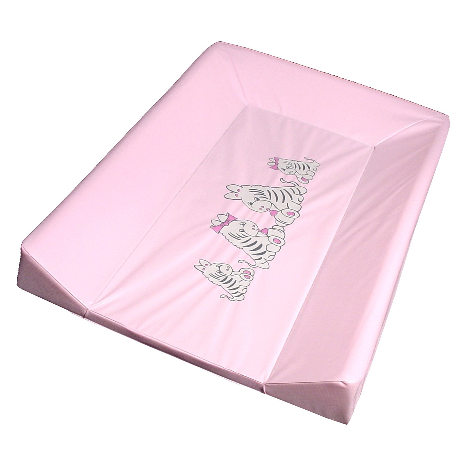 KULI-MULI Wickelkissen mit 3 Keilen Zebra rosa