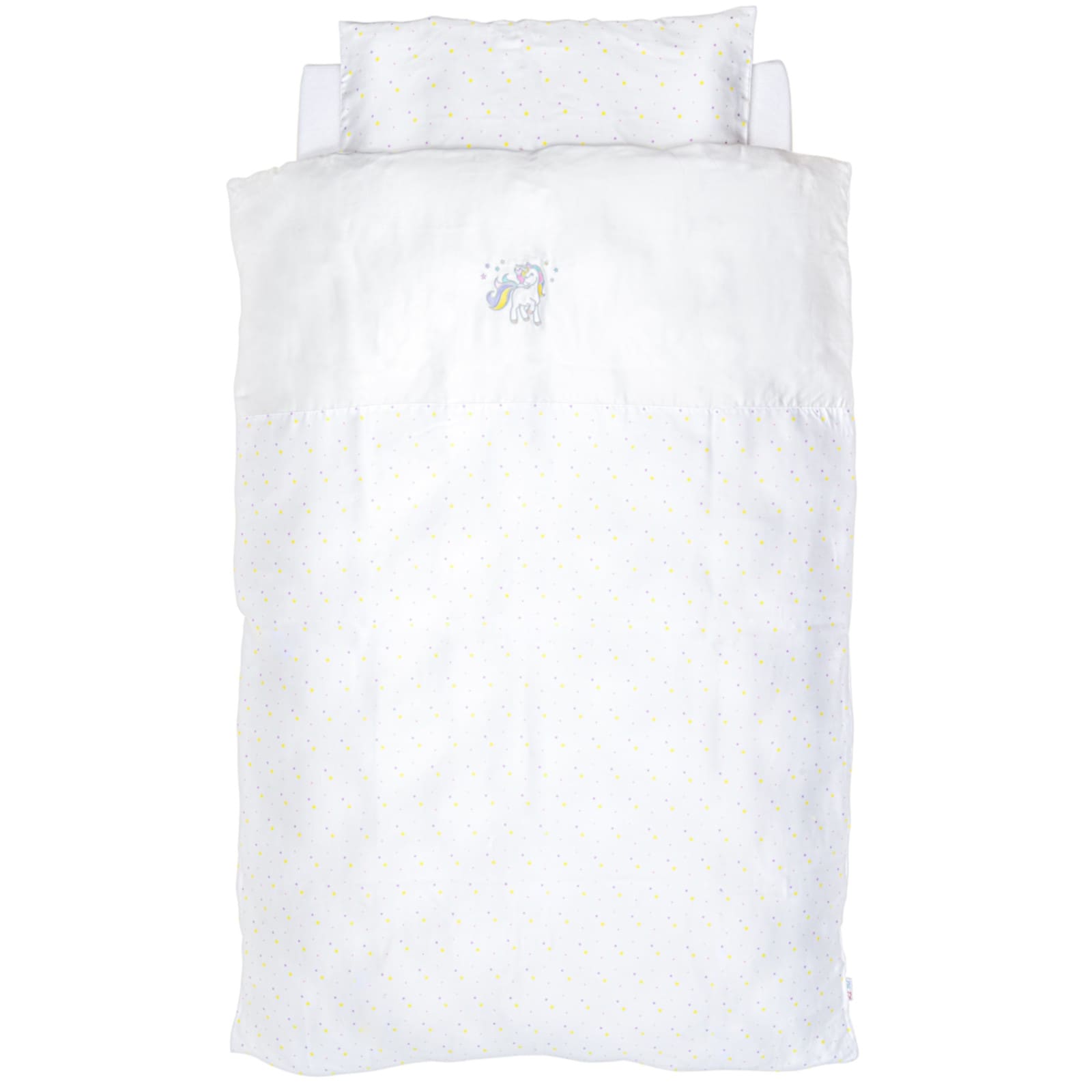 KULI-MULI Bettwäsche Lyocell Einhorn 100 x 135 cm