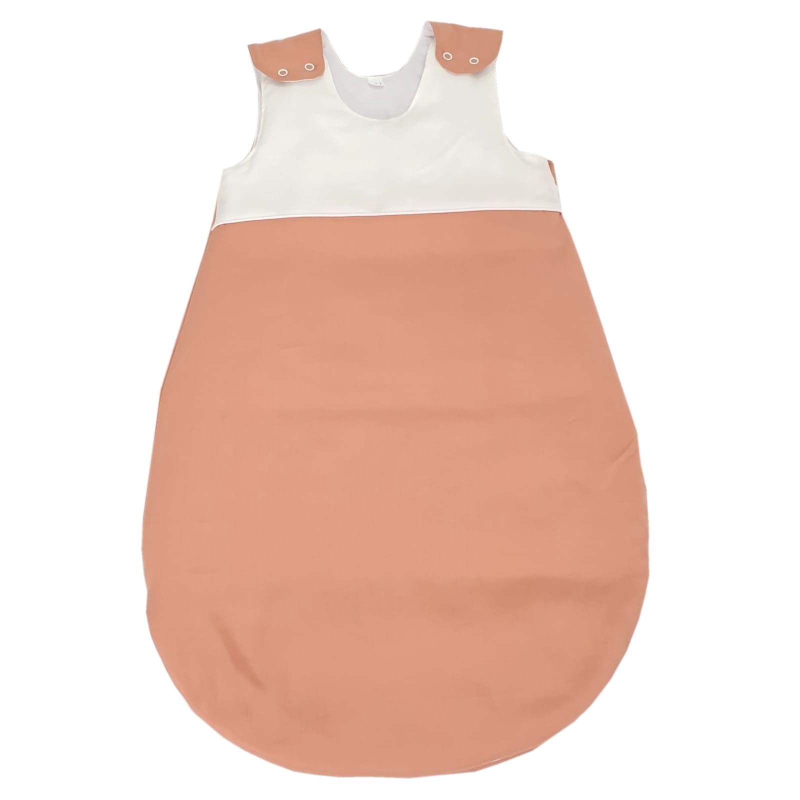 KULI-MULI Ganzjahresschlafsack Lyocell 70 cm ecru-lachs