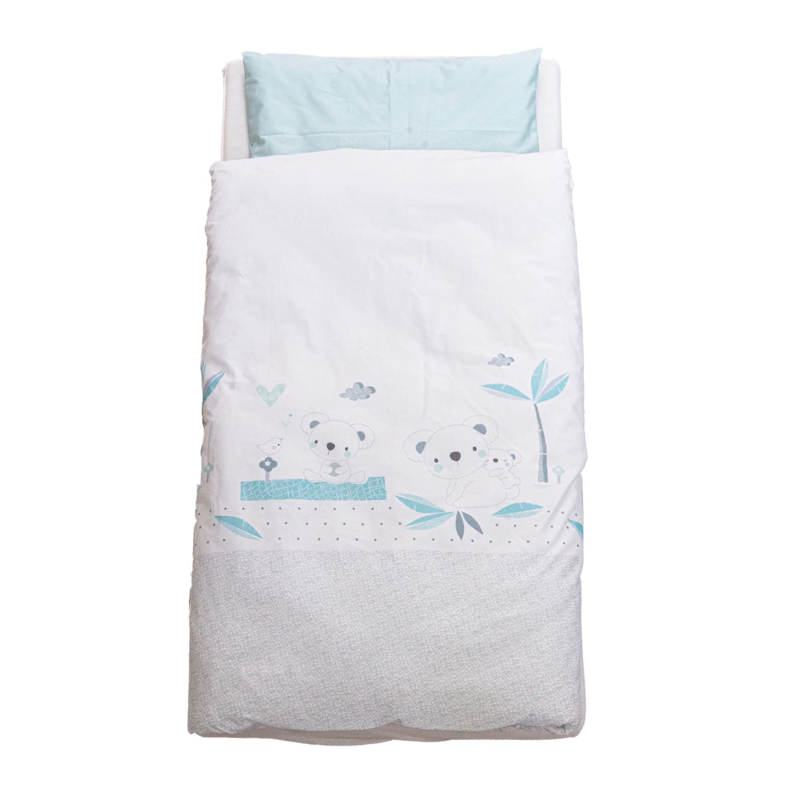 KULI-MULI Bettwäscheset Koala aqua 100 x 135 cm KULI-MULI Bettwäscheset Koala aqua 100 x 135 cm