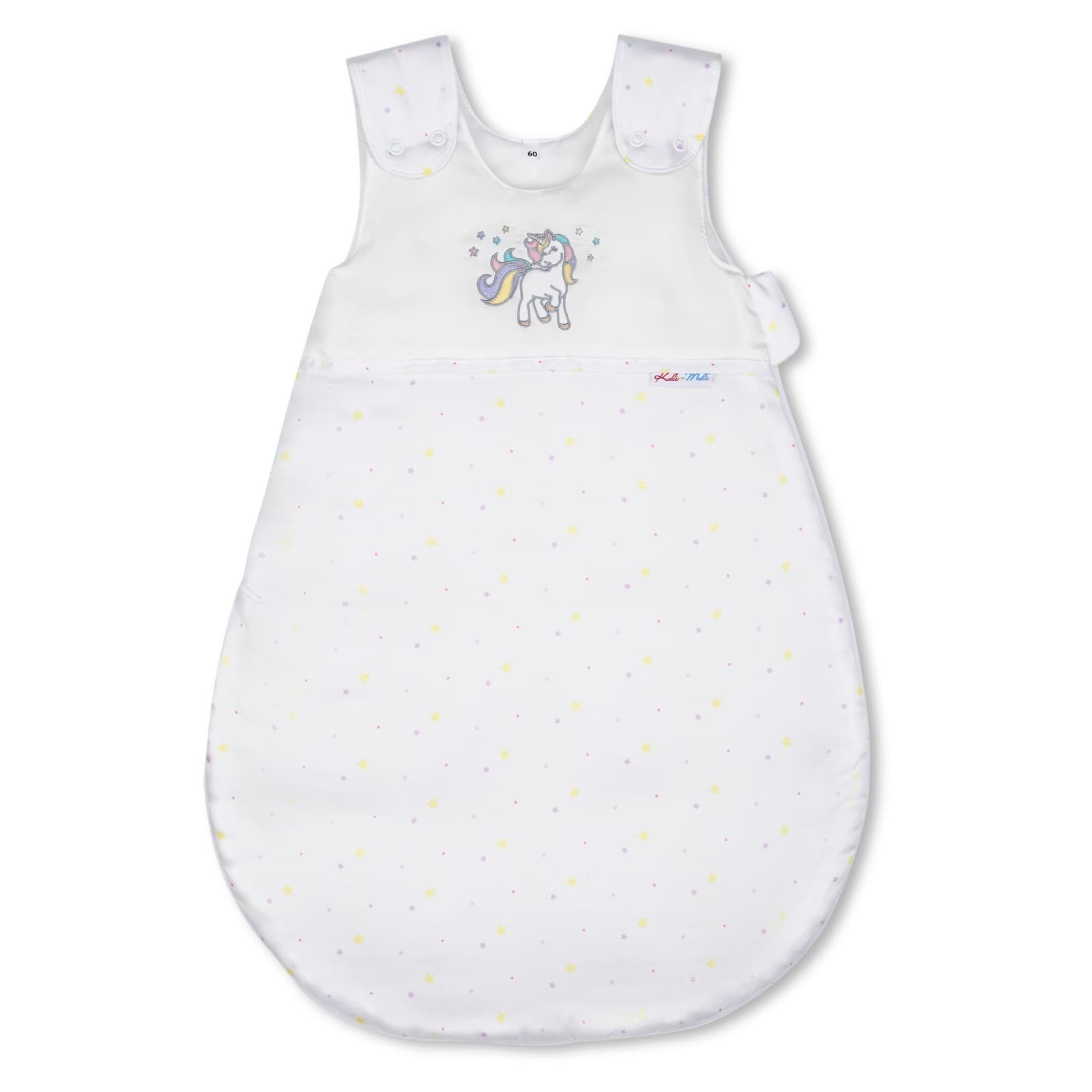 KULI-MULI Sommerschlafsack Lyocell 90 cm Einhorn