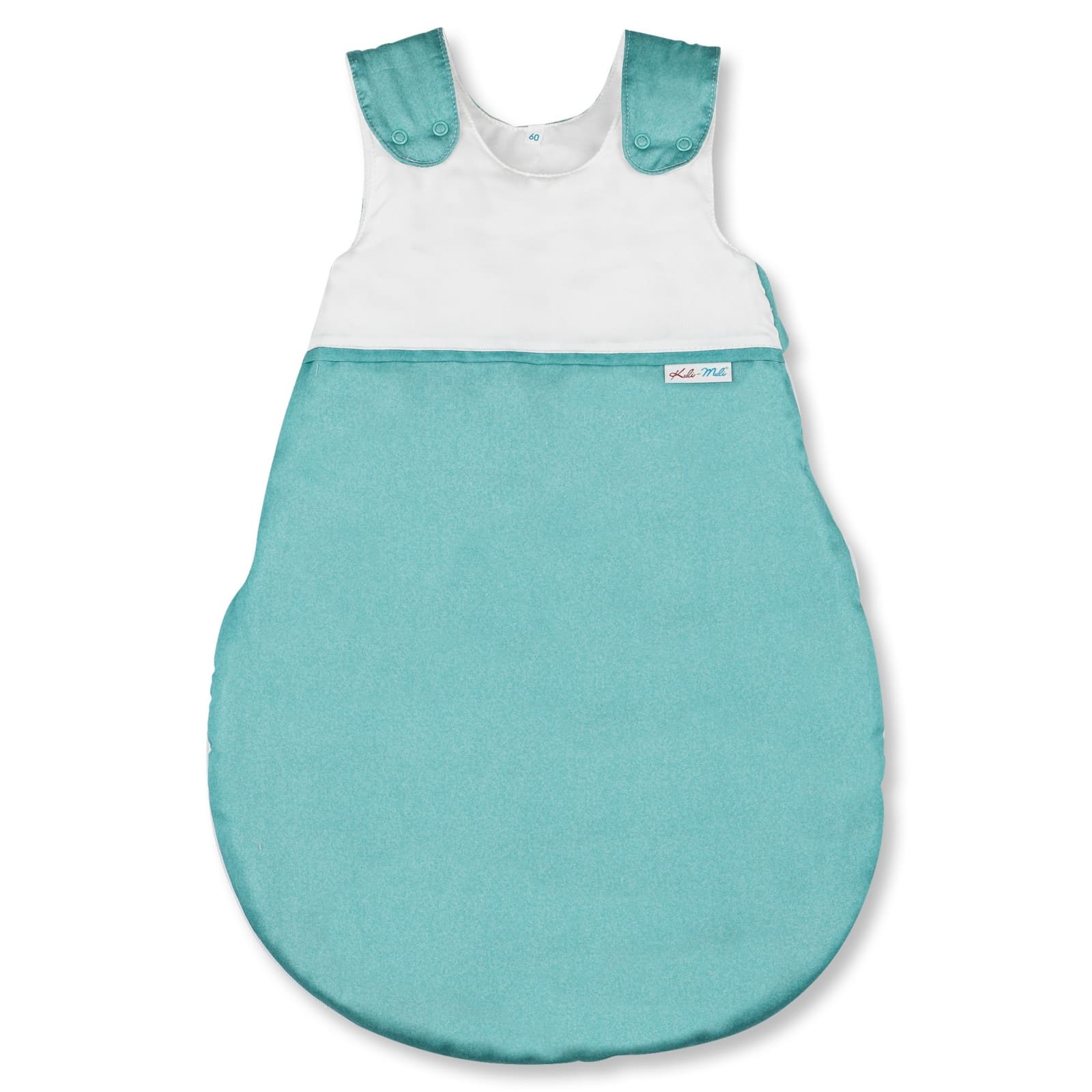 KULI-MULI Sommerschlafsack Lyocell 90 cm Dusty türkis