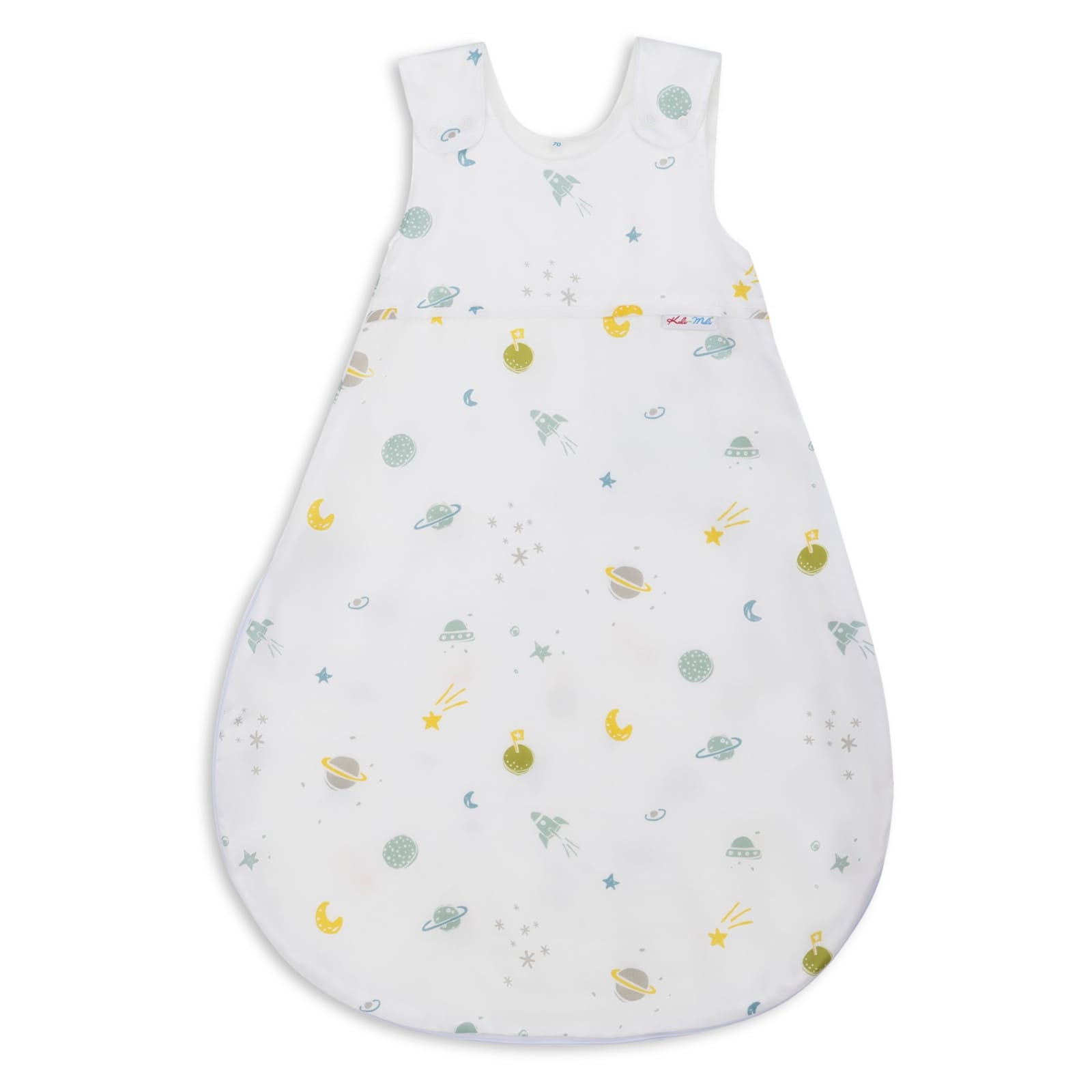 KULI-MULI Schlafsack Lyocell Space Allover 90 cm