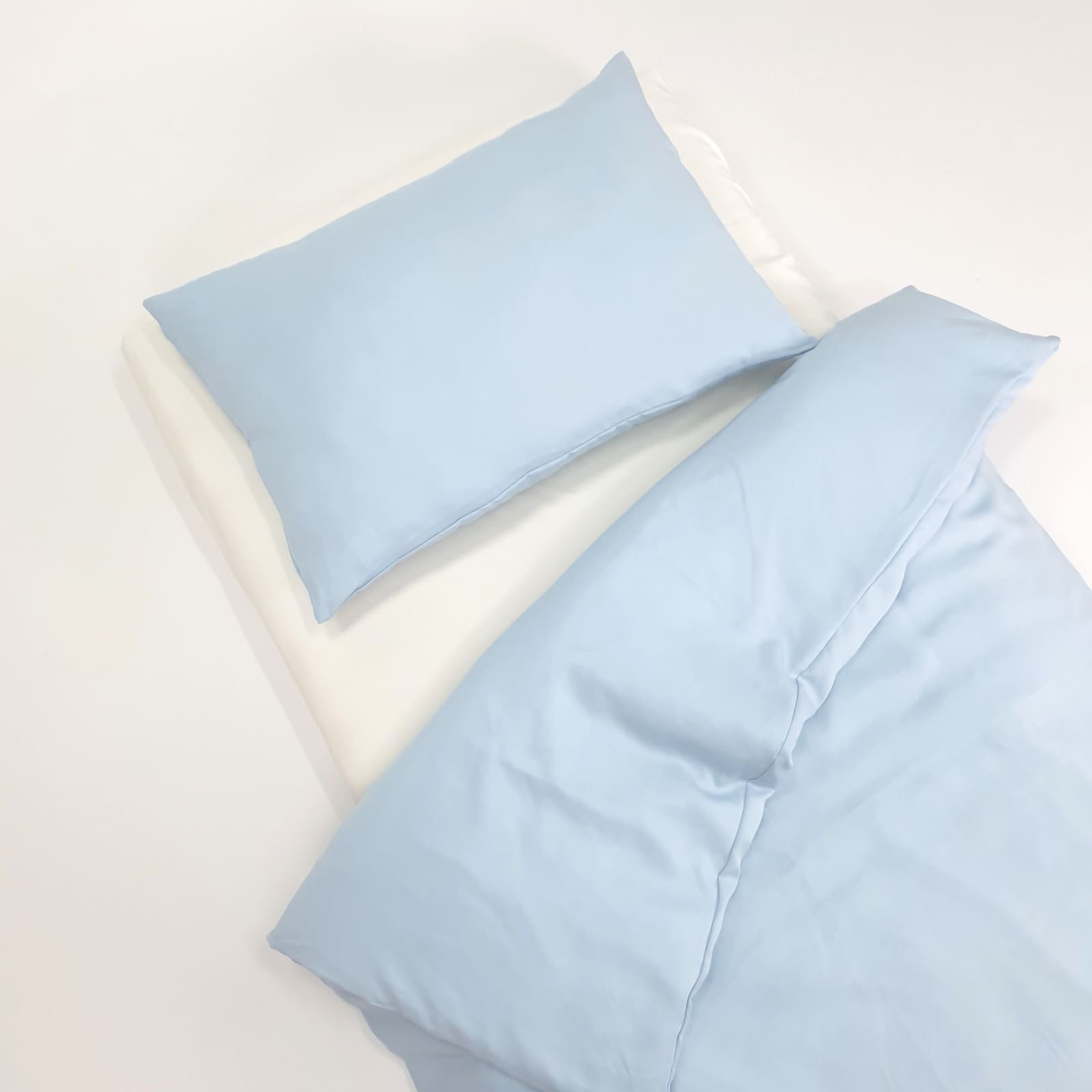 KULI-MULI Bettwäscheset Lyocell blau