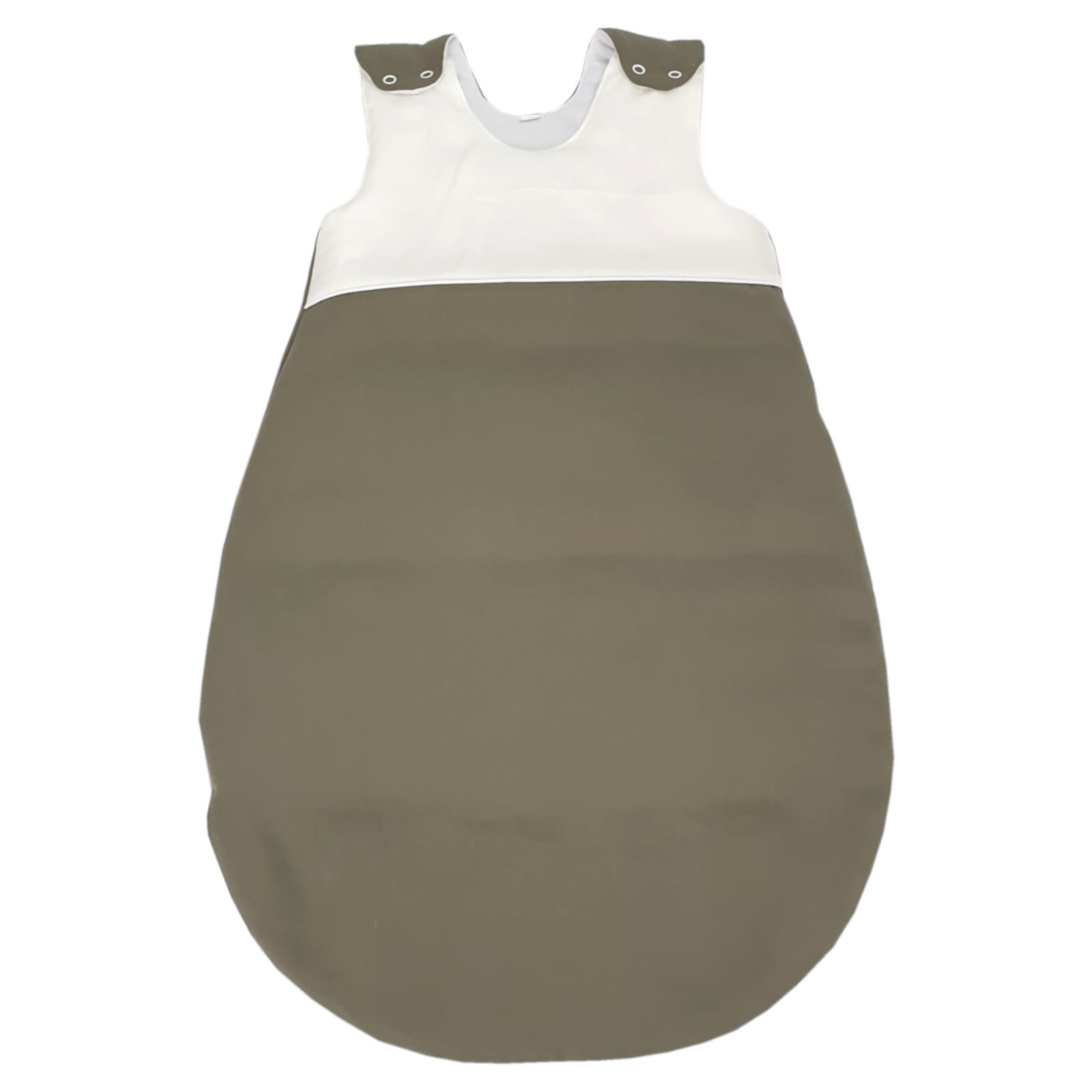 KULI-MULI Ganzjahresschlafsack Lyocell 110 cm ecru-khaki