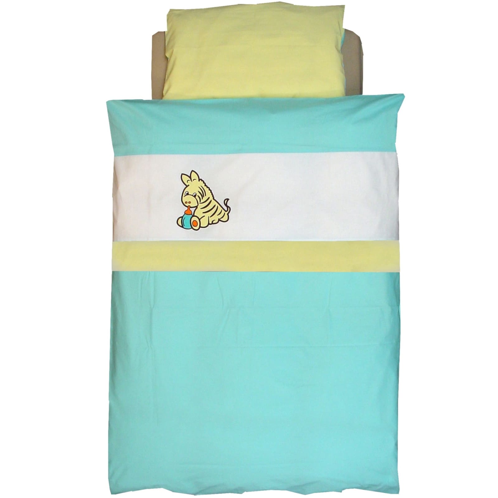 KULI-MULI Bettwäscheset Little Zebra 100 x 135 cm