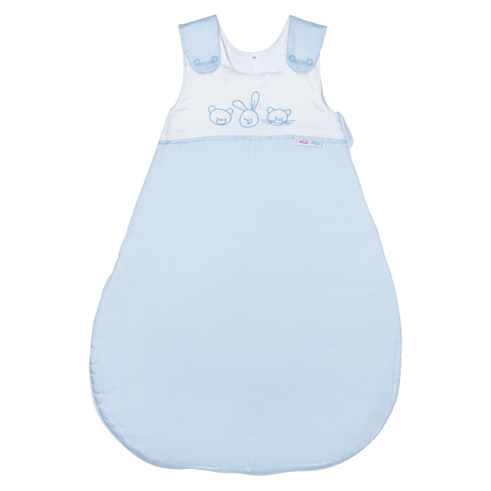 KULI-MULI Sommerschlafsack Lyocell 60 cm blau