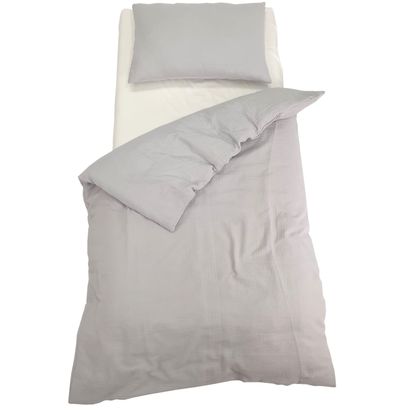 KULI-MULI Bettwäscheset Baumwolle grau KULI-MULI Bettwäscheset Baumwolle grau